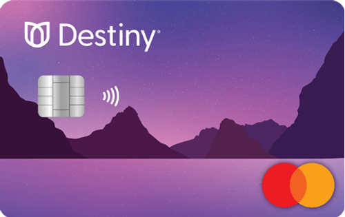 Destiny Mastercard with $1,000 Credit Limit